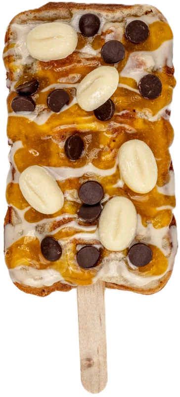 Waffel Tropenzauber am Stiel von oben